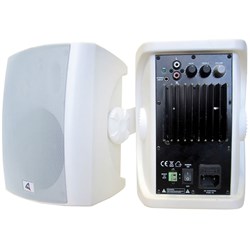 Aust Monitor 30 Watt Speaker 3 Way Stereo Pair White