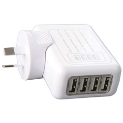 4 Port USB AC Charger