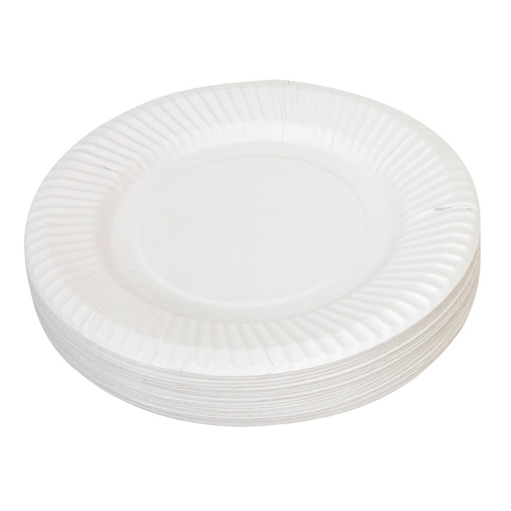 ZCRPA021 Paper Plates 150mm White Kookaburra Educational Resources