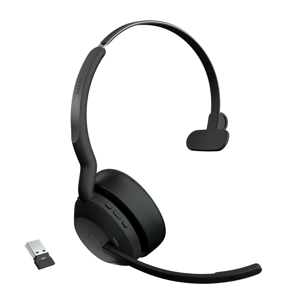 ヘッドホン Jabra EVOLVE2 55 Link380/390c MS MONO ZJB25599889999 - Jabra Evolve2 55 UC Mono Link 380a Headset
