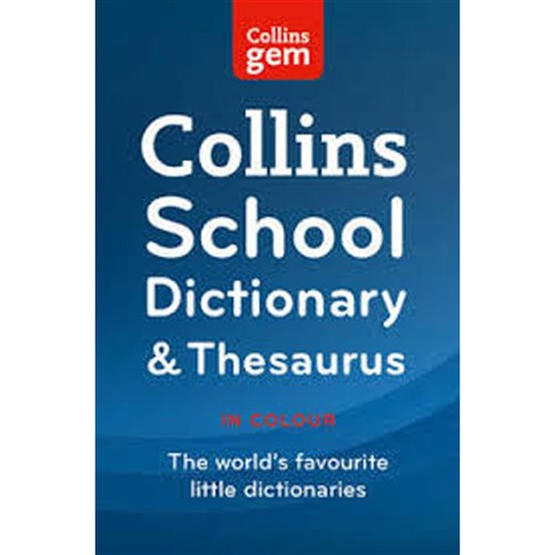 9780008102869 collins gem school dictionary thesaurus 2e