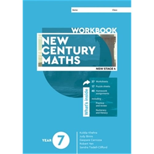 9780170453127 New Century Maths 7 AC NSW Workbook Kookaburra 