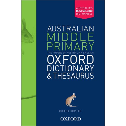 9780190311957 Australian Middle Primary Oxford Dictionary & Thesaurus