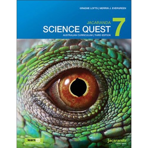9780730347002 Jacaranda Science Quest 7 AC learnON + Print 3e