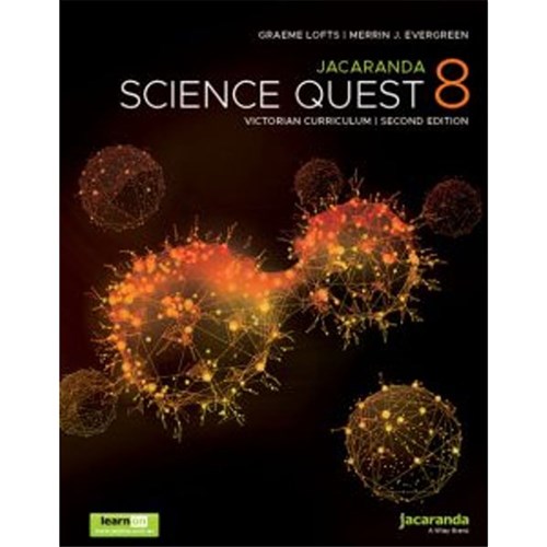 9780730387183 Jacaranda Science Quest 8 VIC learnON + Print 2e