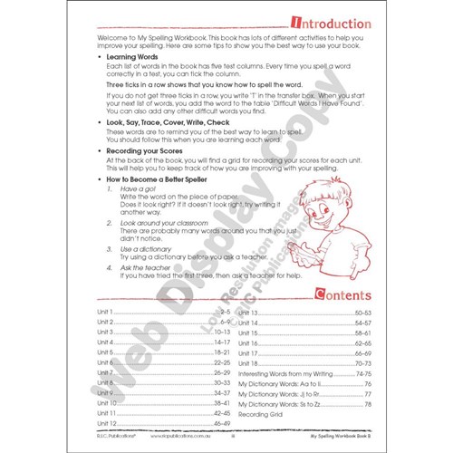 9781863117609 My Spelling Workbook Book B Ages 67 Kookaburra