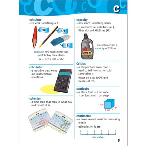 9781920728144 Targeting Maths Dictionary Kookaburra Educational