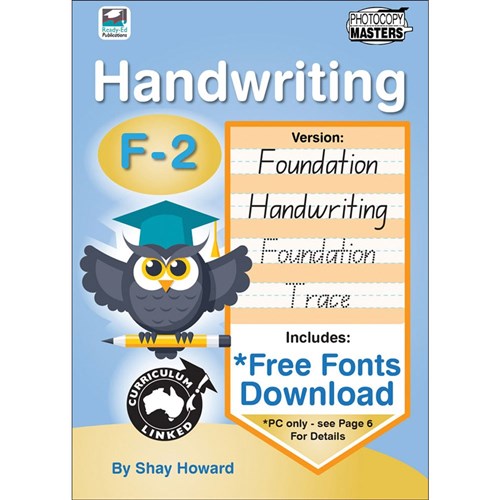 9781925611434 Handwriting NSW Foundation F2 Kookaburra Educational