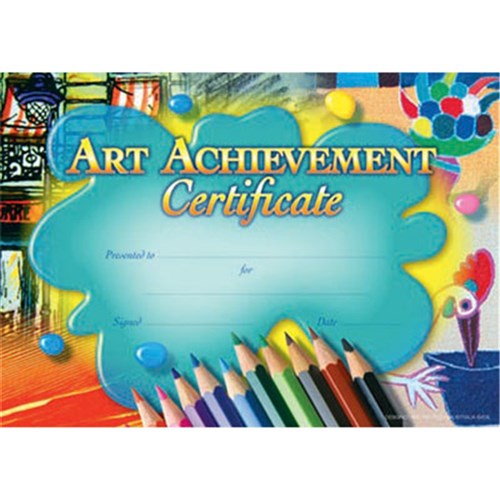 CE312 Certificate Art Achievement Kookaburra Educational