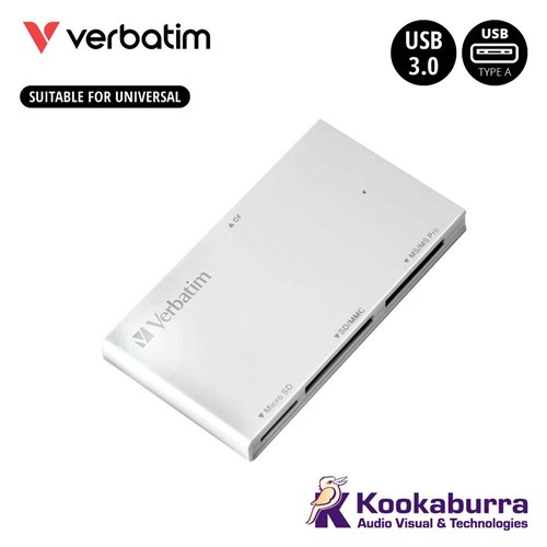 Verbatim USB 3.2 Gen 1 4 in 1 Universal Card Reader