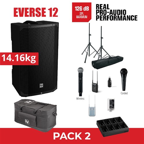 Electro-Voice Everse 12Battery Powered School Oval Pack