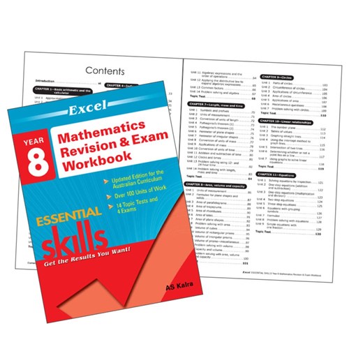 EXCPMATHY8 Excel Maths Book Pack Yr 8 Kookaburra Educational Excpmathy8 excel maths book pack yr 8 kookaburra educational