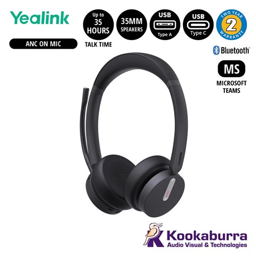 Yealink BH70 MS Stereo Bluetooth Headset USB-C/A
