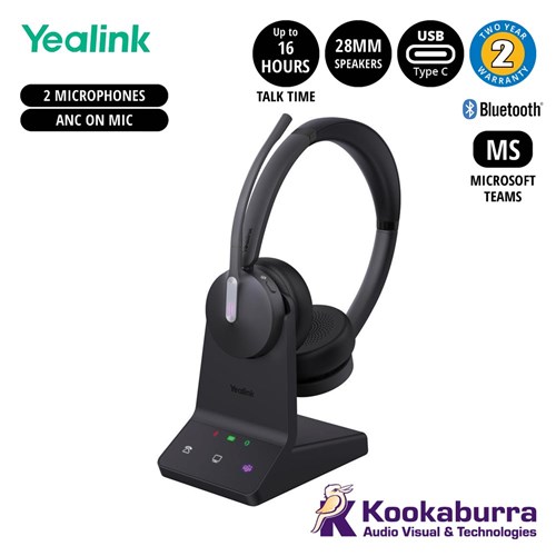 Yealink WH64 MS Stereo Hybrid DECT/BT Headset Base Station