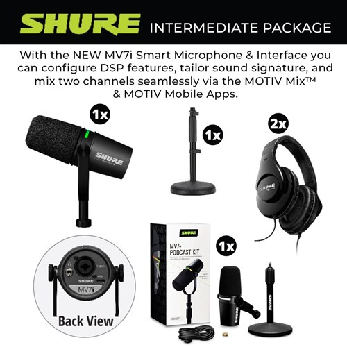 Shure Intermediate Podcasting Package