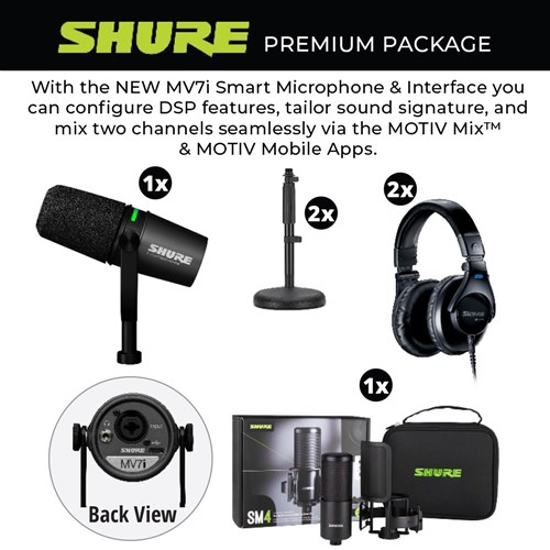 Shure Premium Podcasting Package