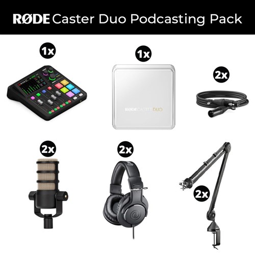 RODECaster Duo Podcasting Pack