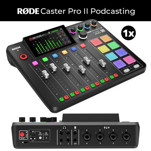 RODECaster Pro II Podcasting Package