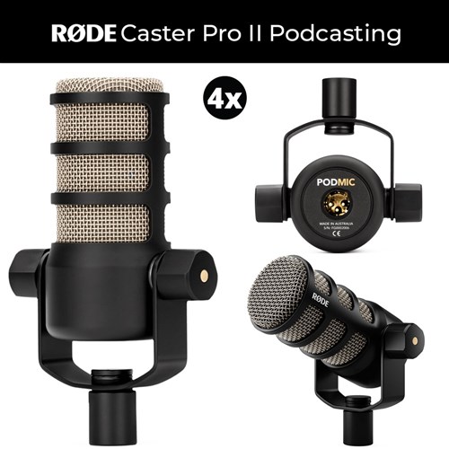 RODECaster Pro II Podcasting Package
