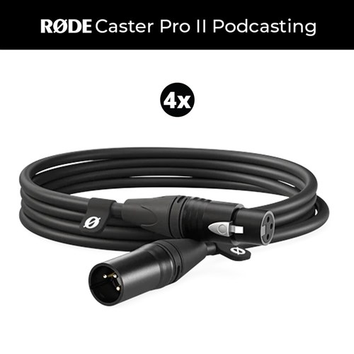 RODECaster Pro II Podcasting Package