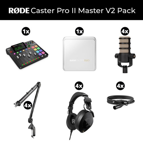 RODECaster Pro II Master V2 Package