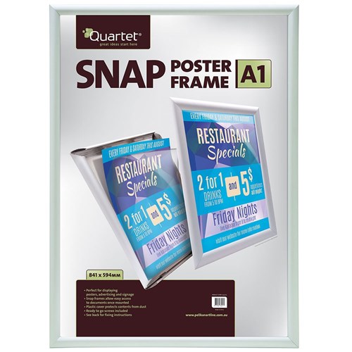Quartet Display Board Snap Frame A1 25mm