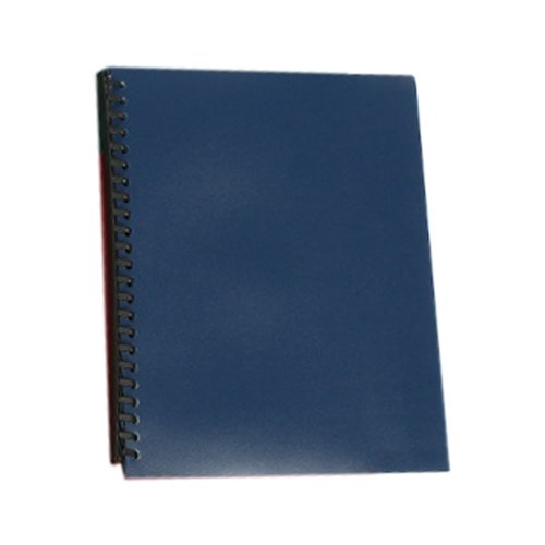 ZAC2007401 Marbig Display Book A4 Refillable 40 Pocket Blue