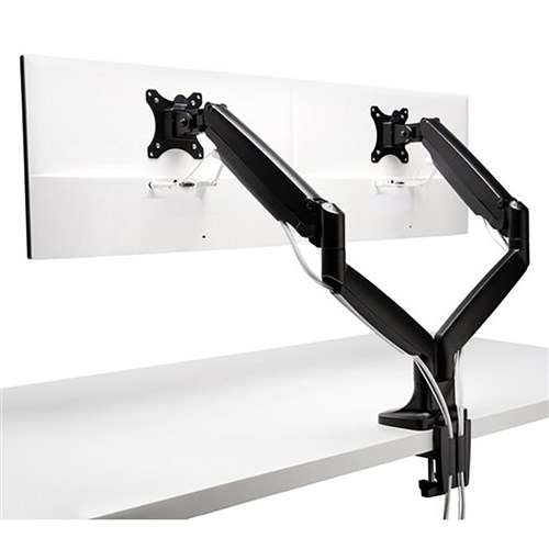 Kensington Smartfit One Touch Dual Monitor Arm Black