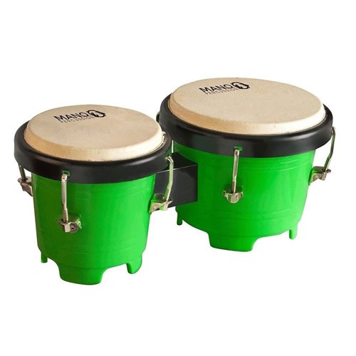 Mano Percussion Mini Bongos Green