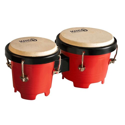 Mano Percussion Mini Bongos Red