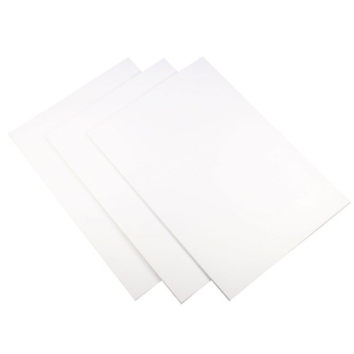 ZAPRPB510WH Pasteboard 400gsm 510 x 640mm White Kookaburra