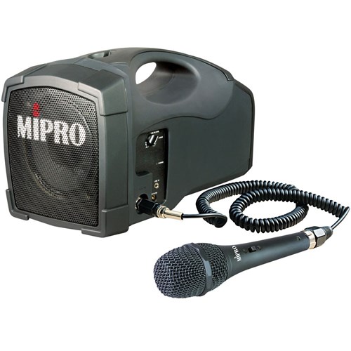 Mipro MA101 Portable PA  with Corded Mic  + Bag + Stand