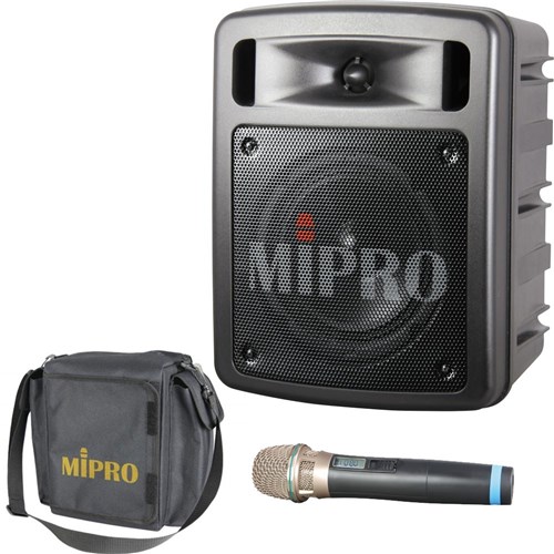 Mipro MA303 PA with Wireless Mic + Cover