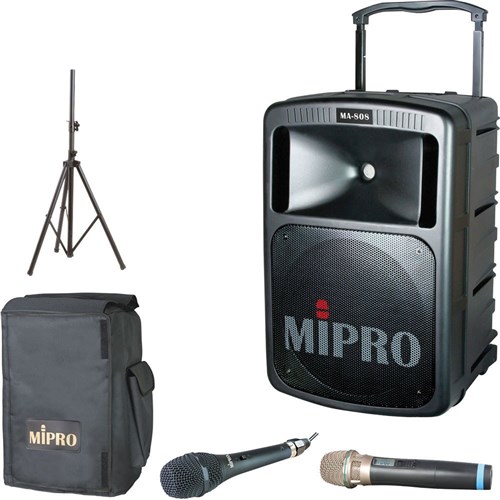 Mipro MA808 Large Venue PA Wireless Mic CD/MP3 + Cover
