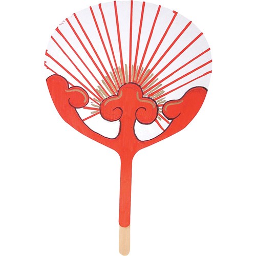 ZCRCB872 Cardboard Fans Kit 145 x 195mm Kookaburra Educational