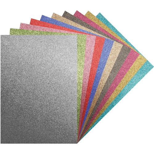zcrpa771 glitter iron on sheets a4 asst kookaburra educational iron on sheets