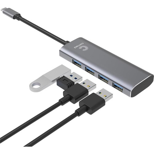 Comsol USB-C to 4 Port USB-A 3.0 Hub