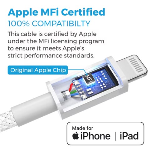 Comsol USB-C To Lightning Cable 1.2m