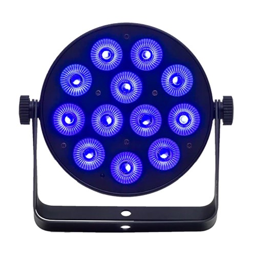 Lite Series LED Flat Par with 12 x 12W RGBWAU LEDs