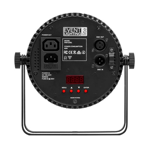 Lite Series LED Flat Par with 12 x 12W RGBWAU LEDs