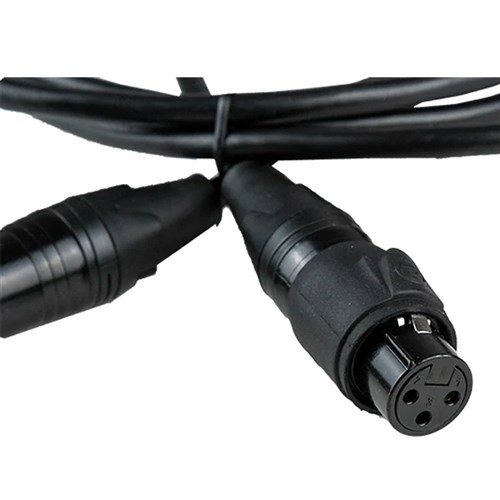 3m XLR 3 pin male to female - Yellow Ring