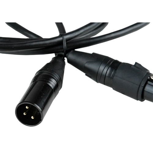 3m XLR 3 pin male to female - Yellow Ring