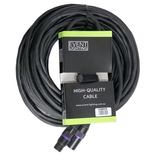 30m XLR 5 pin male to female - Purple Ring