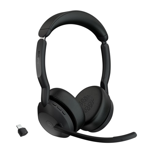 Jabra Evolve2 55 MS Stereo Link 380c Headset