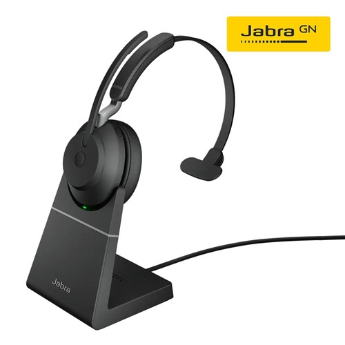 Jabra Wireless Evolve 65 UC Mono BT Headset + stand TE