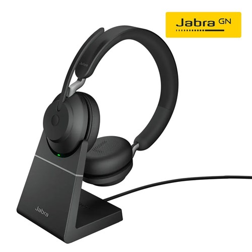 Jabra Wireless Evolve 65 UC Stereo BT Headset + stand TE