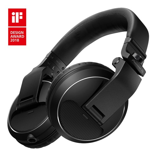 Pioneer DJ HDJ-X5-BK Over-Ear DJ Headphones Black