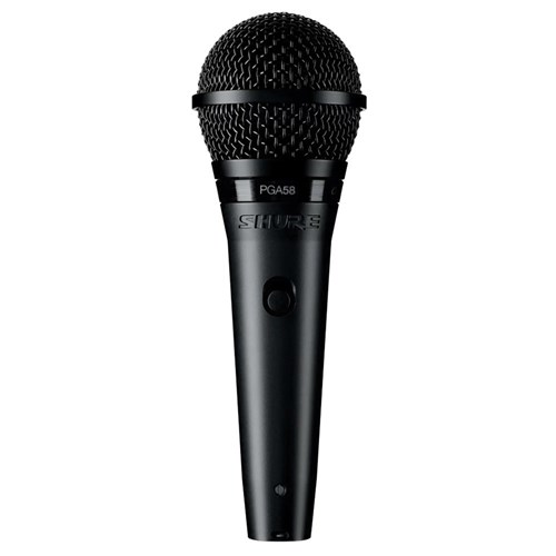 Shure PGA58 Cardioid Dynamic Mic. + XLR Cable