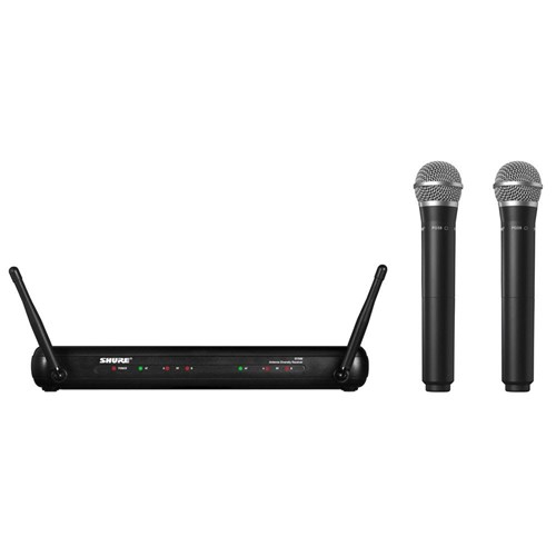 Shure SVX288/PG58 2 x Wireless Handheld Mic System