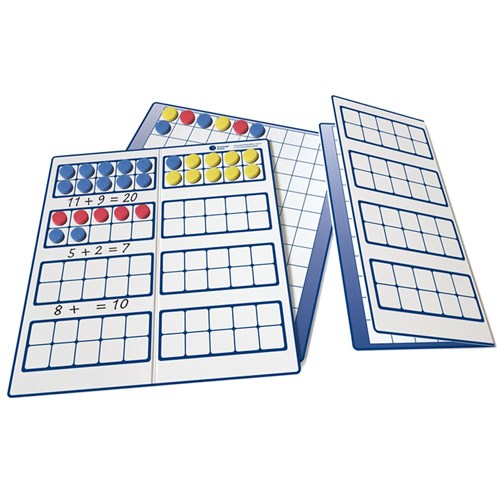 ZKBKB2209 - Tens Frame Magnetic Write On Boards & Counters - Kookaburra ...